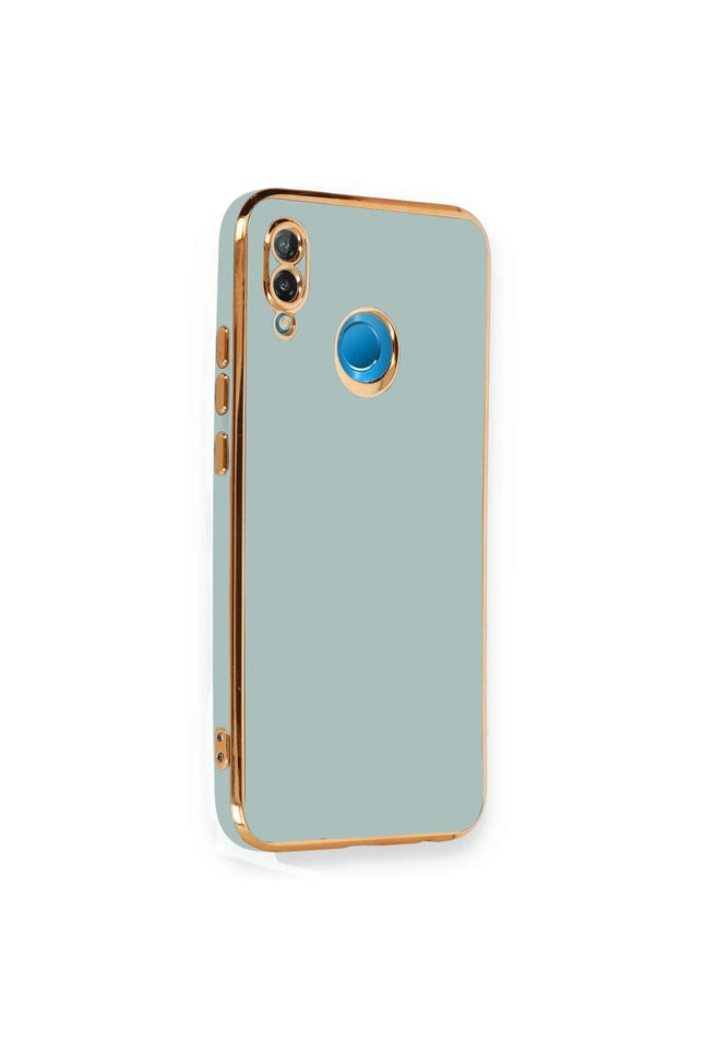 Huawei P20 Lite Volet Silikon Kılıf - Açık Yeşil 2