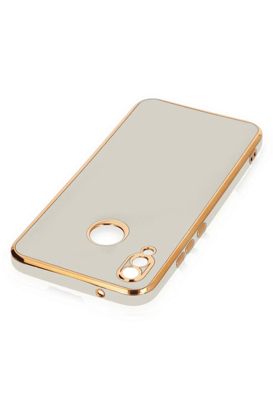 Huawei P20 Lite Volet Silikon Kılıf - Beyaz 3