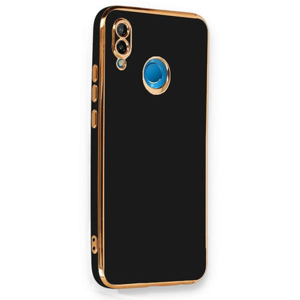 Huawei P20 Lite Volet Silikon Kılıf - Siyah 2