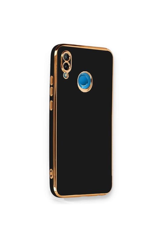 Huawei P20 Lite Volet Silikon Kılıf - Siyah 2