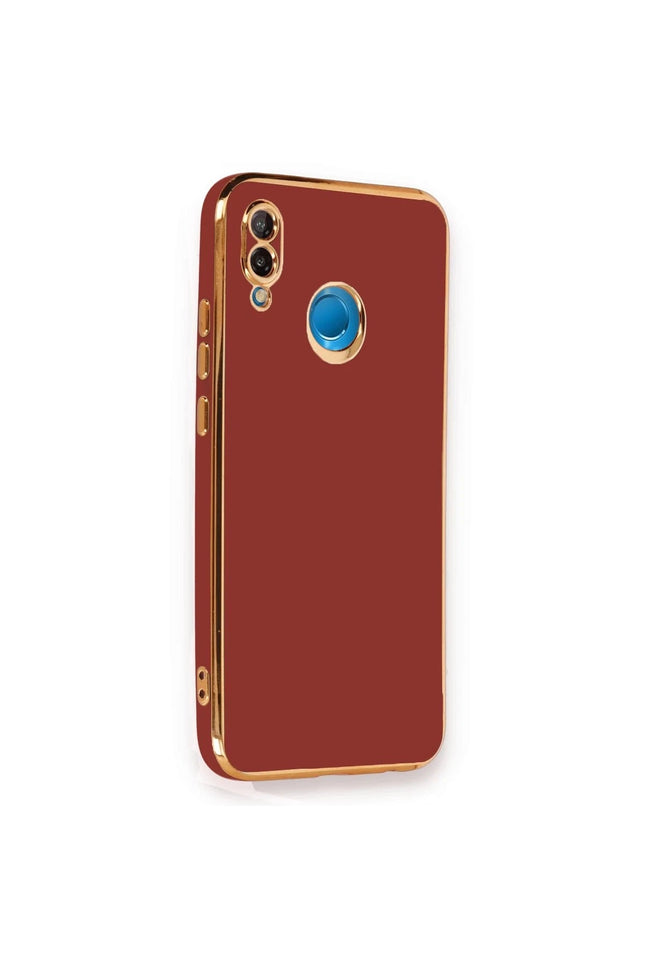 Huawei P20 Lite Volet Silikon Kılıf - Kırmızı 2