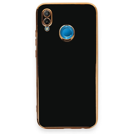 Huawei P20 Lite Volet Silikon Kılıf - Siyah