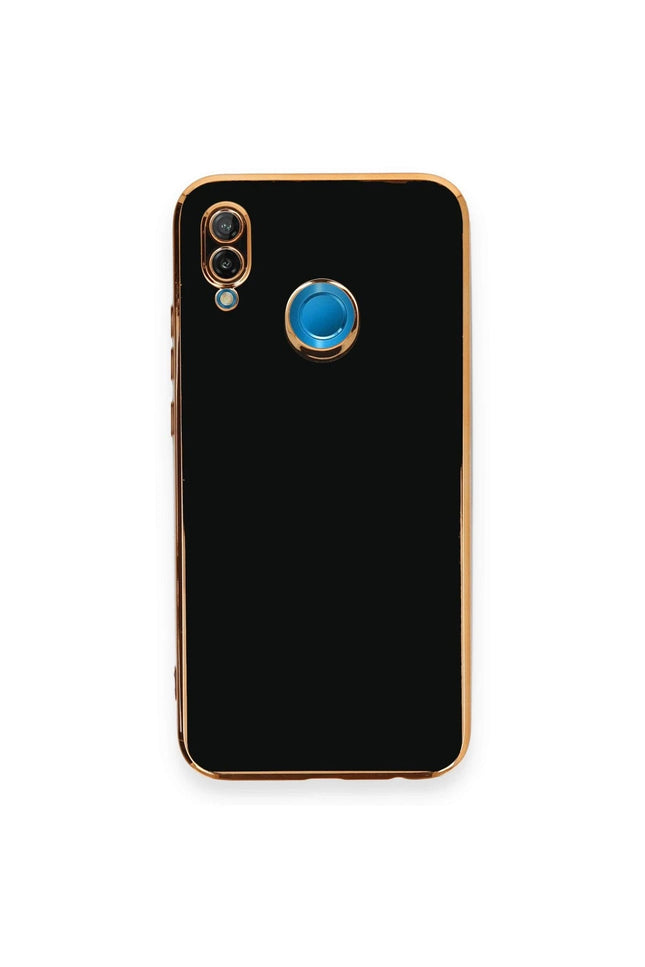 Huawei P20 Lite Volet Silikon Kılıf - Siyah