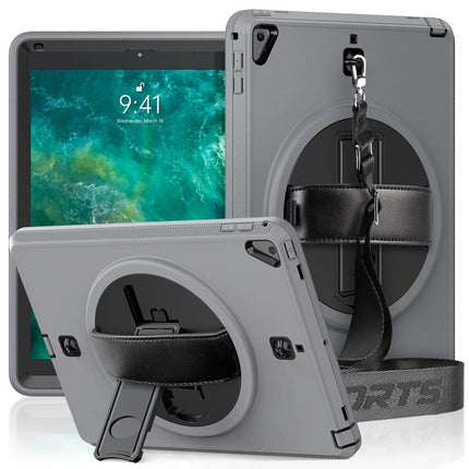 iPad 5 Air 9.7 Strap-C Otterbox Tablet Kapak Kılıf - Gri