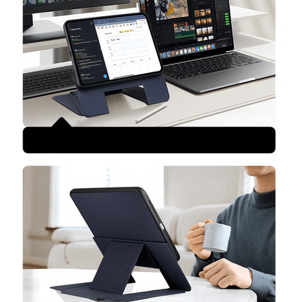 iPad Air 13 (2025) HTL-27 Onyx Tablet Kılıfı - Siyah 4