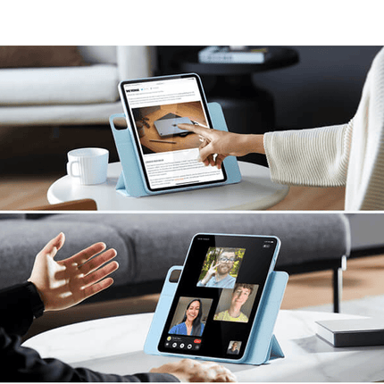 iPad Pro 11 (2021) Rebound Hybrid 360 Manyetik Tablet Kılıfı - Mavi 2