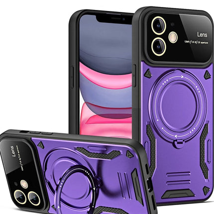 iPhone 11 Joy Lens Standlı Kapak Kılıf - Mor