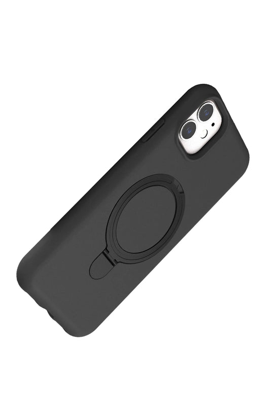 iPhone 11 Regal Magsafe Standlı Kapak Kılıf - Titan Gri 3