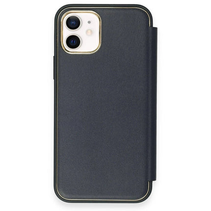 iPhone 12 Dolpin Kapaklı Kılıf - Lacivert 3