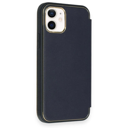 iPhone 12 Dolpin Kapaklı Kılıf - Lacivert 4