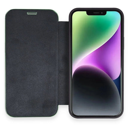 iPhone 12 Dolpin Kapaklı Kılıf - Lacivert