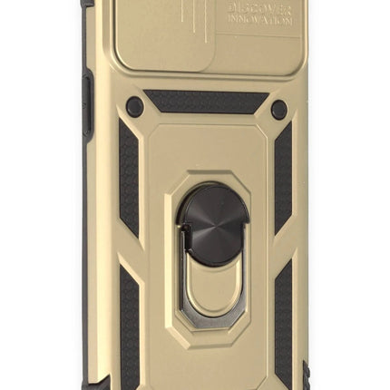 iPhone 12 Pro Max Pars Lens Yüzüklü Silikon Kılıf - Gold 2