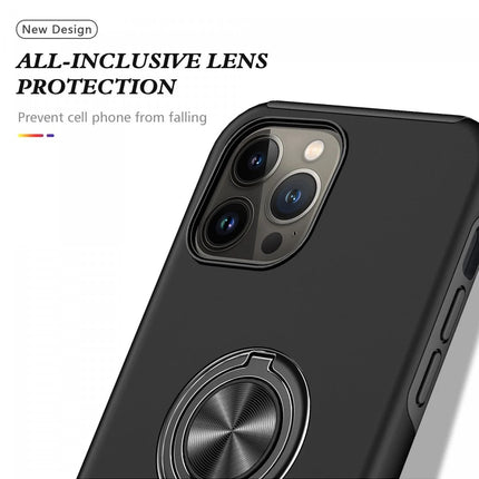 iPhone 13 Pro Elit Yüzüklü Kapak Kılıf - Siyah 4