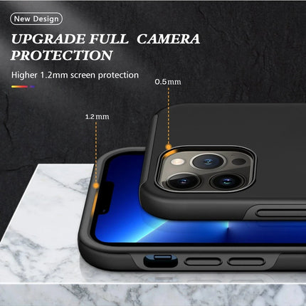 iPhone 13 Pro Elit Yüzüklü Kapak Kılıf - Siyah 7