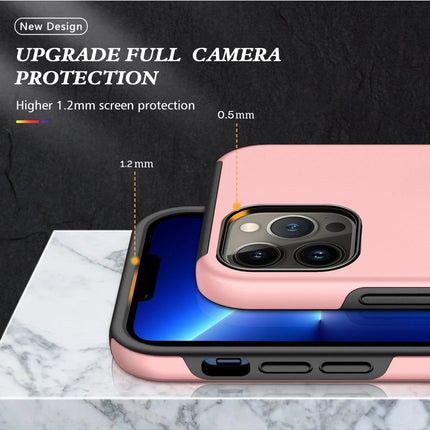 iPhone 13 Pro Elit Yüzüklü Kapak Kılıf - Pembe 7