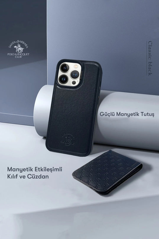 iPhone 13 Pro Max Timothy Cüzdanlı Standlı Kapak Kılıf - Siyah 5