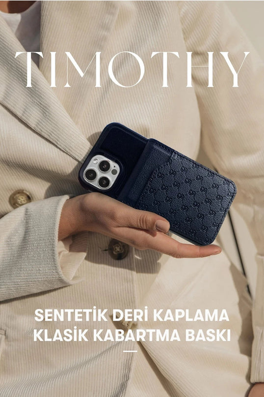iPhone 13 Pro Max Timothy Cüzdanlı Standlı Kapak Kılıf - Kahverengi 2