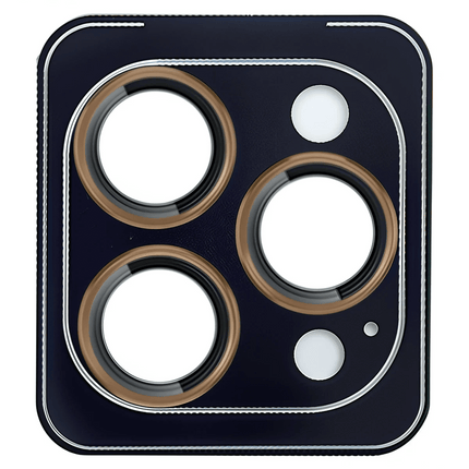 iPhone 13 Pro Max Titanium Alloy AR Kamera Lens Koruyucu - Gold