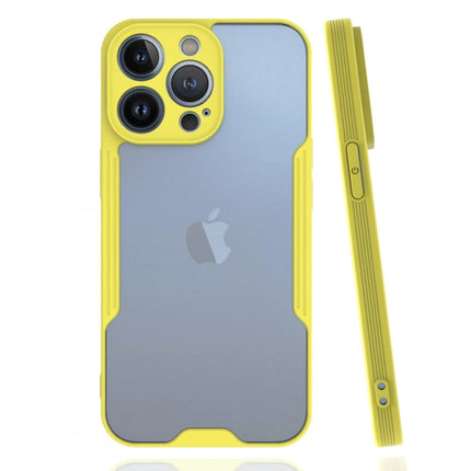 iPhone 13 Pro Platin Silikon Kılıf - Sarı
