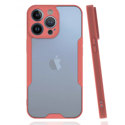 iPhone 13 Pro Platin Silikon Kılıf - Pembe