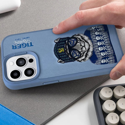 iPhone 14 Fergus Kapak Kılıf - Kahverengi 3