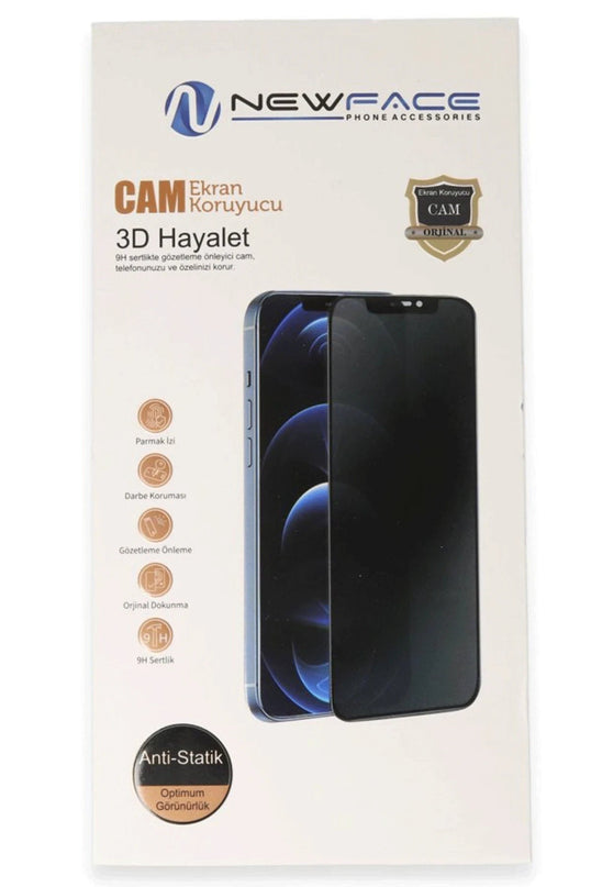 iPhone 14 Pro 3D Antistatik Hayalet Cam Ekran Koruyucu 2