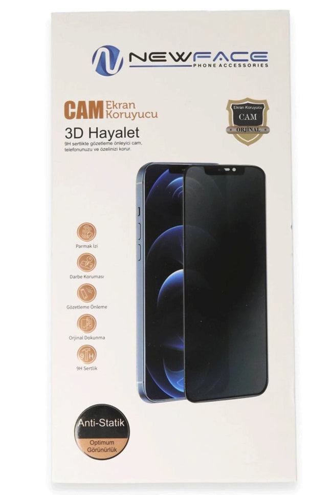 iPhone 14 Pro 3D Antistatik Hayalet Cam Ekran Koruyucu 2