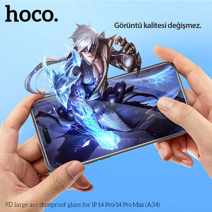 iPhone 14 Pro 9D Dustproof Cam Ekran Koruyucu 7