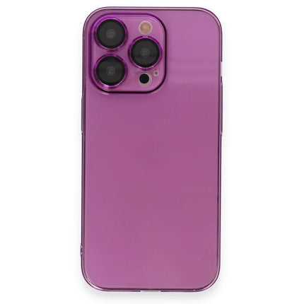 iPhone 14 Pro Max Armada Lensli Kapak Kılıf - Mor 2