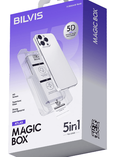 iPhone 14 Pro Max Bilvis 5in1 3D Magic Cam Ekran Koruyucu