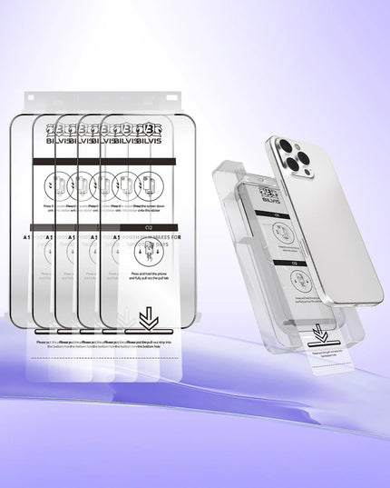 iPhone 14 Pro Max Bilvis 5in1 3D Magic Cam Ekran Koruyucu 6