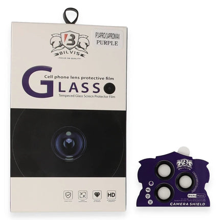 iPhone 14 Pro Max Bilvis Titan Kamera Lens - Derin Mor