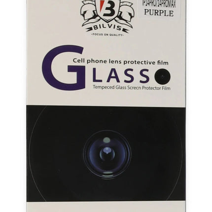 iPhone 14 Pro Max Bilvis Titan Kamera Lens - Derin Mor 3