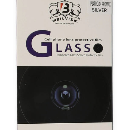 iPhone 14 Pro Max Bilvis Titan Kamera Lens - Gümüş 3