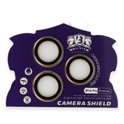 iPhone 14 Pro Max Bilvis Titan Kamera Lens - Gold 2