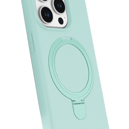 iPhone 14 Pro Max Regal Magsafe Standlı Kapak Kılıf - Su Yeşili 2