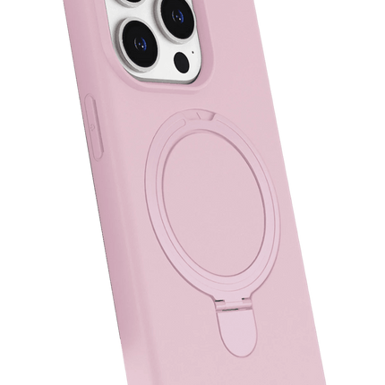 iPhone 14 Pro Max Regal Magsafe Standlı Kapak Kılıf - Açık Pembe 2