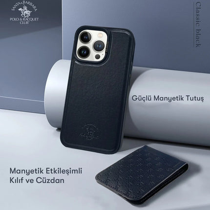 iPhone 14 Pro Max Timothy Cüzdanlı Standlı Kapak Kılıf - Siyah 6