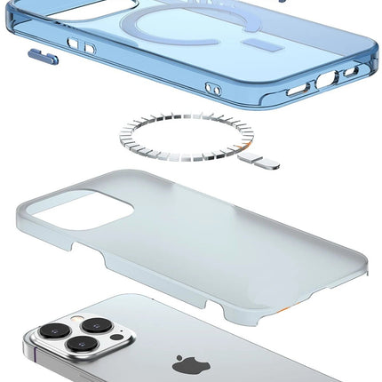 iPhone 14 Pro Troy Magsafe Kapak Kılıf - Mor 2