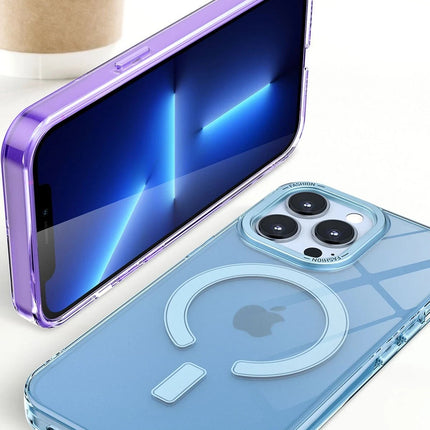 iPhone 14 Pro Troy Magsafe Kapak Kılıf - Mor 3
