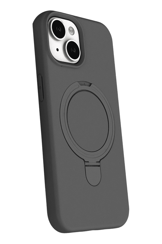 iPhone 14 Regal Magsafe Standlı Kapak Kılıf - Titan Gri 2