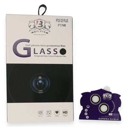 iPhone 15 Bilvis Titan Kamera Lens - Pembe