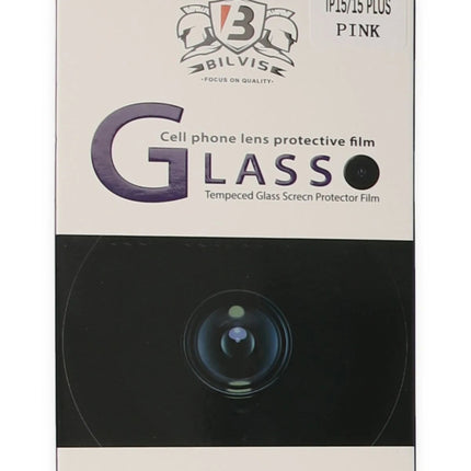 iPhone 15 Bilvis Titan Kamera Lens - Pembe 3