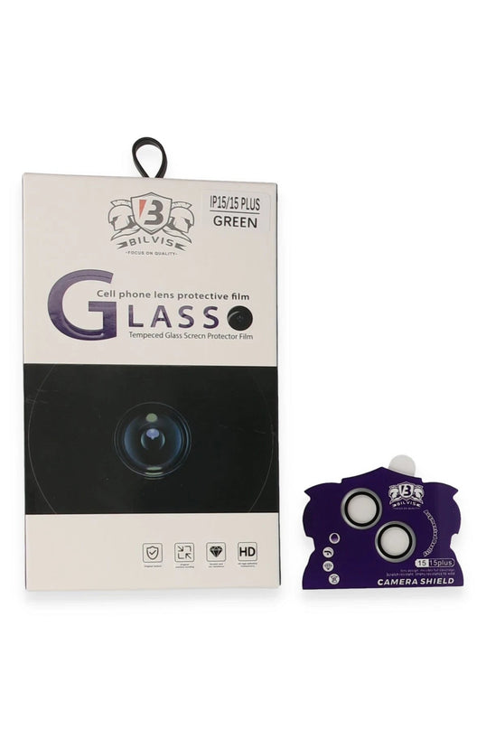 iPhone 15 Bilvis Titan Kamera Lens - Yeşil
