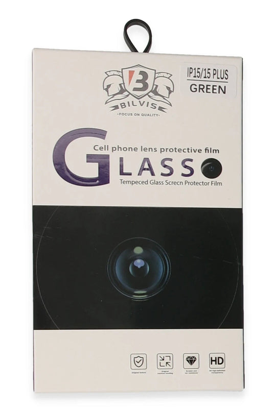 iPhone 15 Bilvis Titan Kamera Lens - Yeşil 3