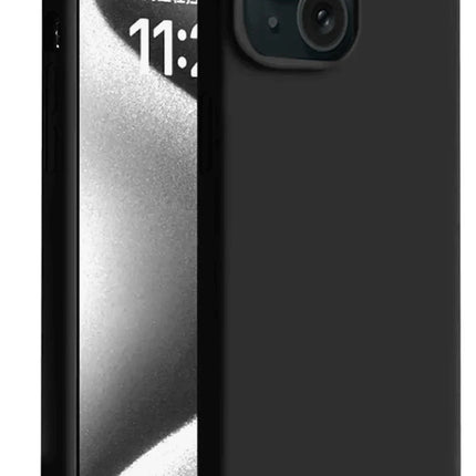 iPhone 15 Plus First Silikon Kılıf - Siyah