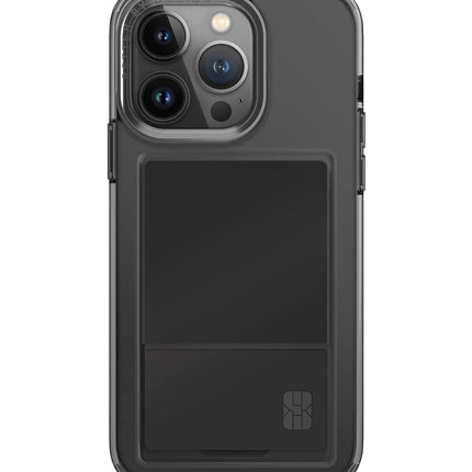 iPhone 15 Pro Air Fender Kartvizitli Kapak Kılıf - Füme 2
