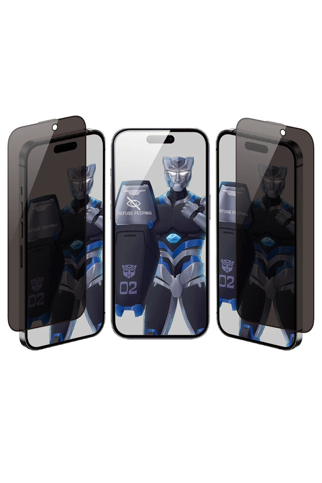 iPhone 15 Pro Max 3D Anti-Peep Curved Hayalet Cam Ekran Koruyucu 4