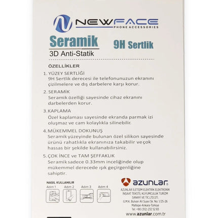 iPhone 15 Pro Max 3D Antistatik Seramik Nano Ekran Koruyucu 5
