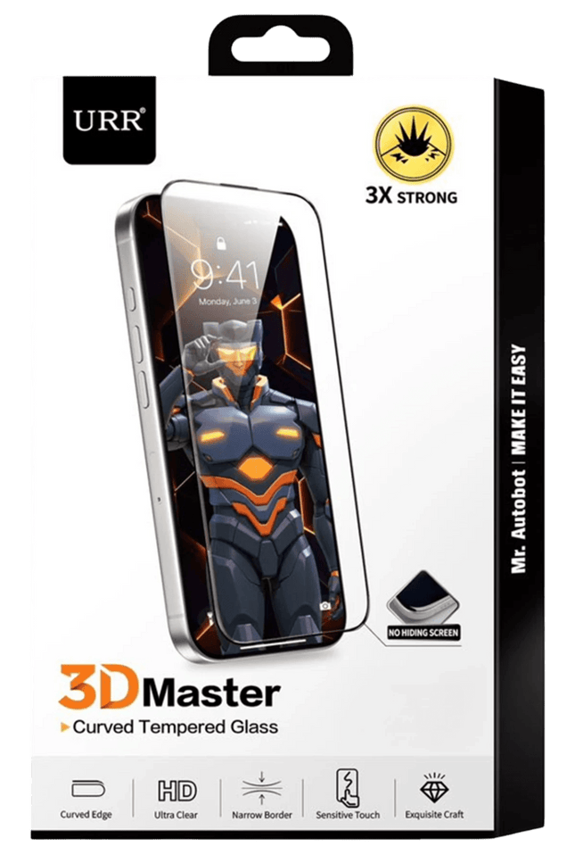 iPhone 15 Pro Max 3D Master Curved HD Cam Ekran Koruyucu